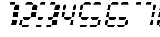 Multihora Font, Number Fonts
