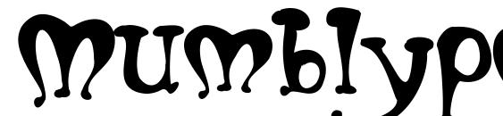 шрифт Mumblypegs, бесплатный шрифт Mumblypegs, предварительный просмотр шрифта Mumblypegs