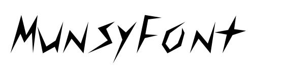 MunsyFont Font
