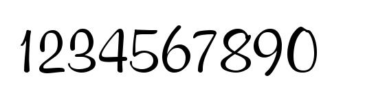 Mural Script Font, Number Fonts