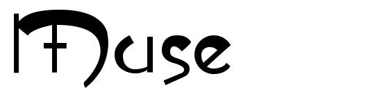 шрифт Muse, бесплатный шрифт Muse, предварительный просмотр шрифта Muse