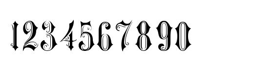 Music Hall Regular Font, Number Fonts