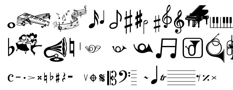 glyphs Musicalpi font, сharacters Musicalpi font, symbols Musicalpi font, character map Musicalpi font, preview Musicalpi font, abc Musicalpi font, Musicalpi font