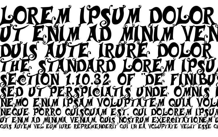 specimens Musicals font, sample Musicals font, an example of writing Musicals font, review Musicals font, preview Musicals font, Musicals font