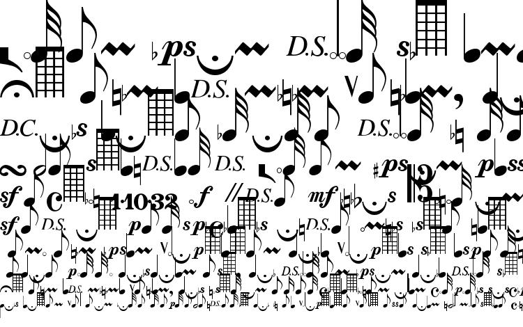 specimens MusicalSymbolsNormal font, sample MusicalSymbolsNormal font, an example of writing MusicalSymbolsNormal font, review MusicalSymbolsNormal font, preview MusicalSymbolsNormal font, MusicalSymbolsNormal font