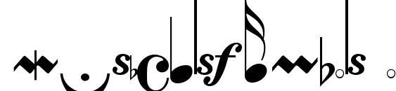 MusicalSymbolsNormal Font