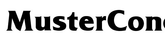 Muster Condensed SSi Bold Condensed Font