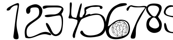 my handwriting Font, Number Fonts