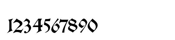 Myelectronicschwabach Font, Number Fonts