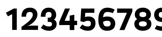 Myra 4F Caps Bold Font, Number Fonts