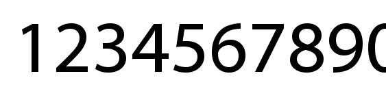 Шрифт Myriad Web Pro, Шрифты для цифр и чисел