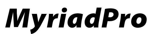 MyriadPro BlackSemiExtIt font, free MyriadPro BlackSemiExtIt font, preview MyriadPro BlackSemiExtIt font