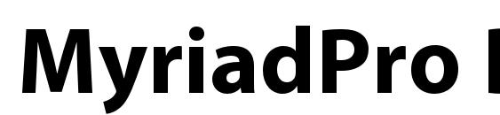 шрифт MyriadPro Bold, бесплатный шрифт MyriadPro Bold, предварительный просмотр шрифта MyriadPro Bold