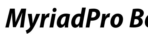 MyriadPro BoldSemiCnIt font, free MyriadPro BoldSemiCnIt font, preview MyriadPro BoldSemiCnIt font