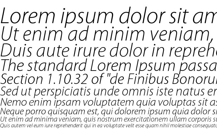 specimens MyriadPro LightIt font, sample MyriadPro LightIt font, an example of writing MyriadPro LightIt font, review MyriadPro LightIt font, preview MyriadPro LightIt font, MyriadPro LightIt font