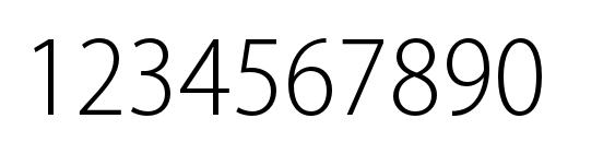 Шрифт MyriadPro LightSemiCn, Шрифты для цифр и чисел
