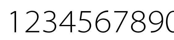 Шрифт MyriadPro LightSemiExt, Шрифты для цифр и чисел