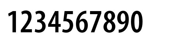 MyriadPro SemiboldCond Font, Number Fonts