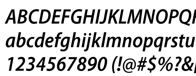 глифы шрифта MyriadPro SemiboldSemiCnIt, символы шрифта MyriadPro SemiboldSemiCnIt, символьная карта шрифта MyriadPro SemiboldSemiCnIt, предварительный просмотр шрифта MyriadPro SemiboldSemiCnIt, алфавит шрифта MyriadPro SemiboldSemiCnIt, шрифт MyriadPro SemiboldSemiCnIt