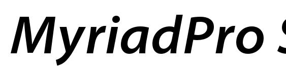MyriadPro SemiboldSemiExtIt font, free MyriadPro SemiboldSemiExtIt font, preview MyriadPro SemiboldSemiExtIt font