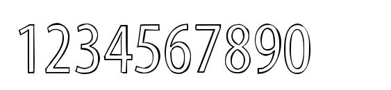 MyriadStd Sketch Font, Number Fonts