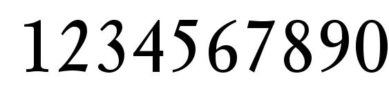 MyslCTT Font, Number Fonts