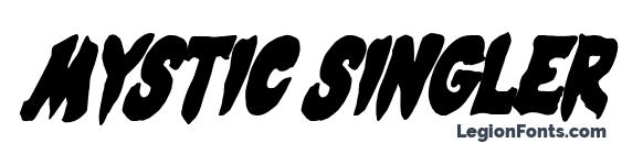Mystic Singler CondItalic font, free Mystic Singler CondItalic font, preview Mystic Singler CondItalic font