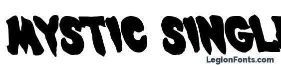 Mystic Singler Leftalic font, free Mystic Singler Leftalic font, preview Mystic Singler Leftalic font