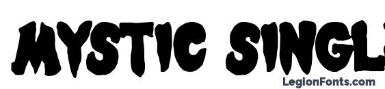 Mystic Singler font, free Mystic Singler font, preview Mystic Singler font