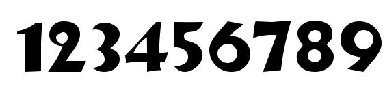N691 Deco Regular Font, Number Fonts