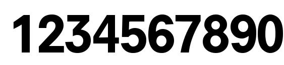 N692 Sans Bold Font, Number Fonts