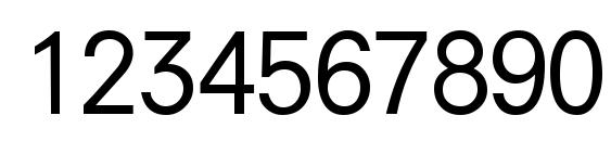 N692 Sans Regular Font, Number Fonts