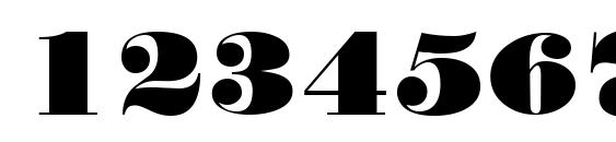 N790 Modern Regular Font, Number Fonts