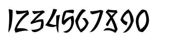 Nagomi Regular Font, Number Fonts