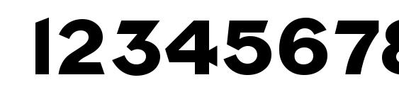 Napa Heavy SF Bold Font, Number Fonts