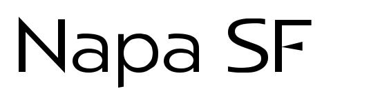 шрифт Napa SF, бесплатный шрифт Napa SF, предварительный просмотр шрифта Napa SF