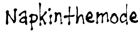 шрифт Napkinthemodern, бесплатный шрифт Napkinthemodern, предварительный просмотр шрифта Napkinthemodern