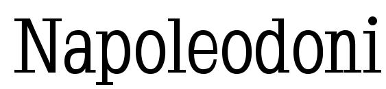 шрифт Napoleodoni bold, бесплатный шрифт Napoleodoni bold, предварительный просмотр шрифта Napoleodoni bold