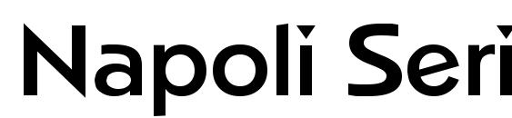 шрифт Napoli Serial Bold DB, бесплатный шрифт Napoli Serial Bold DB, предварительный просмотр шрифта Napoli Serial Bold DB