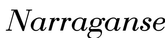 Narragansette head ital font, free Narragansette head ital font, preview Narragansette head ital font