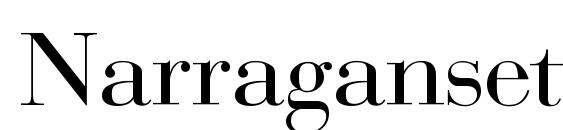 Narragansette light Font