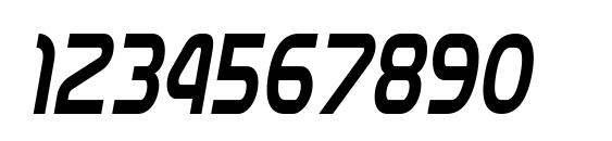 NasalizationCd Italic Font, Number Fonts