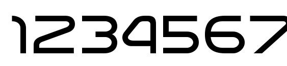 NasalizationExLt Regular Font, Number Fonts