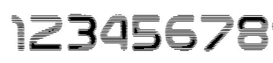 NasalizationVideo Regular Font, Number Fonts