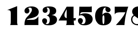 Nashville heavy Font, Number Fonts