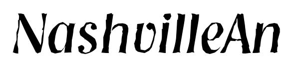 NashvilleAntique Italic Font