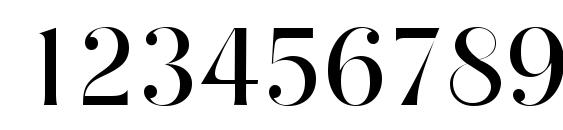 NashvilleLH Regular Font, Number Fonts