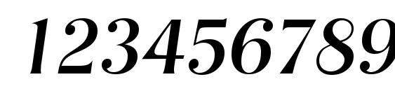 NashvilleSerial Italic Font, Number Fonts