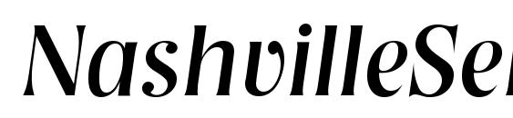 NashvilleSerial Italic font, free NashvilleSerial Italic font, preview NashvilleSerial Italic font