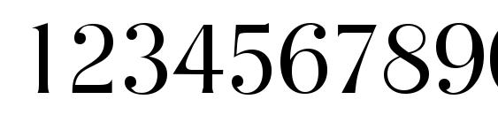 NashvilleSerial Light Regular Font, Number Fonts